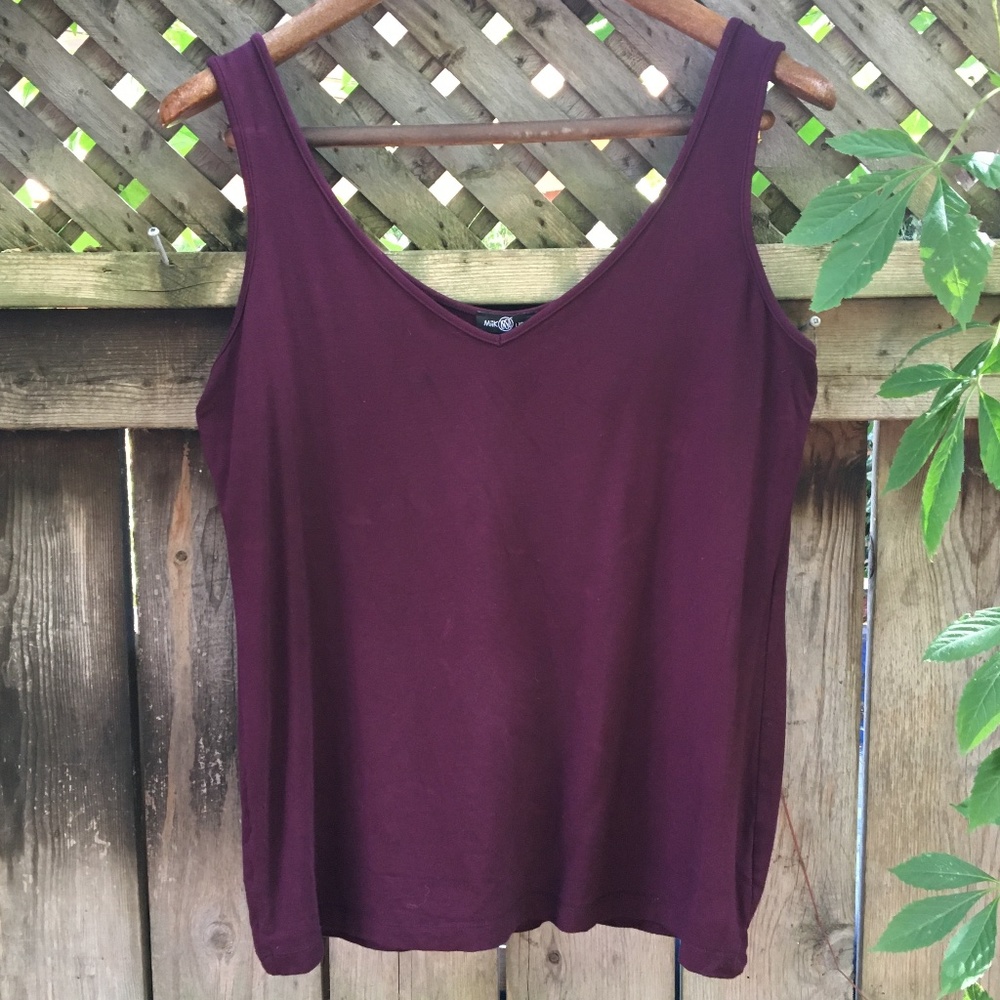 Deep purple sleeveless top